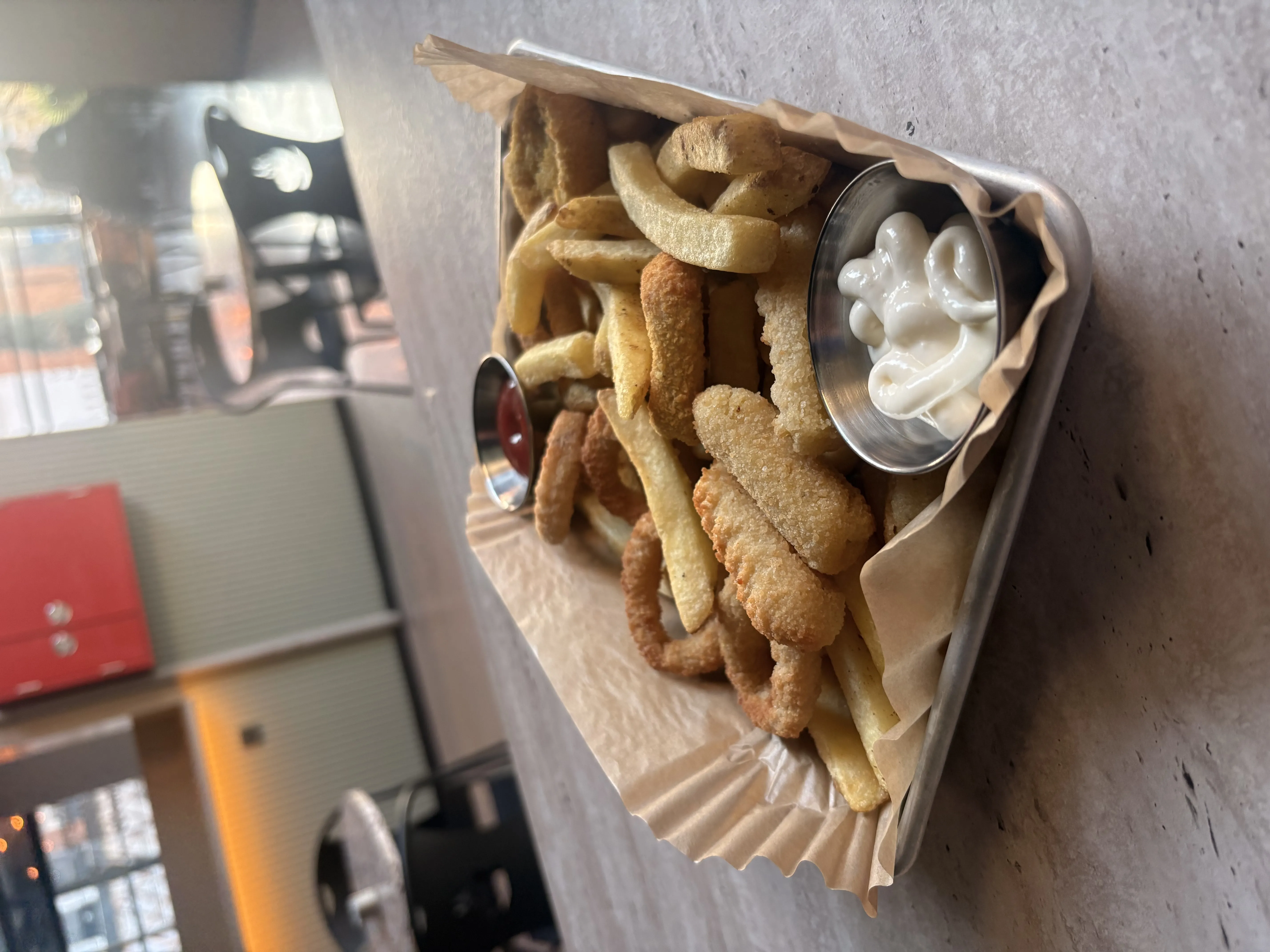 Corner kızartma tabağı