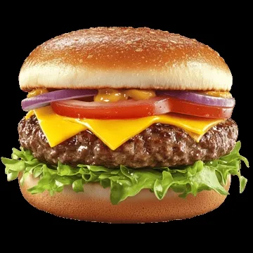 Corner cheese burger 